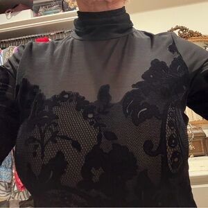 Worth Black Lace Dress